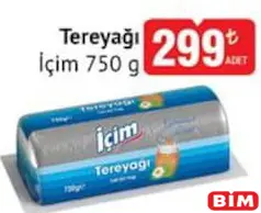 İÇİM TEREYAĞI 750 G fiyat ve kampanya bilgisi